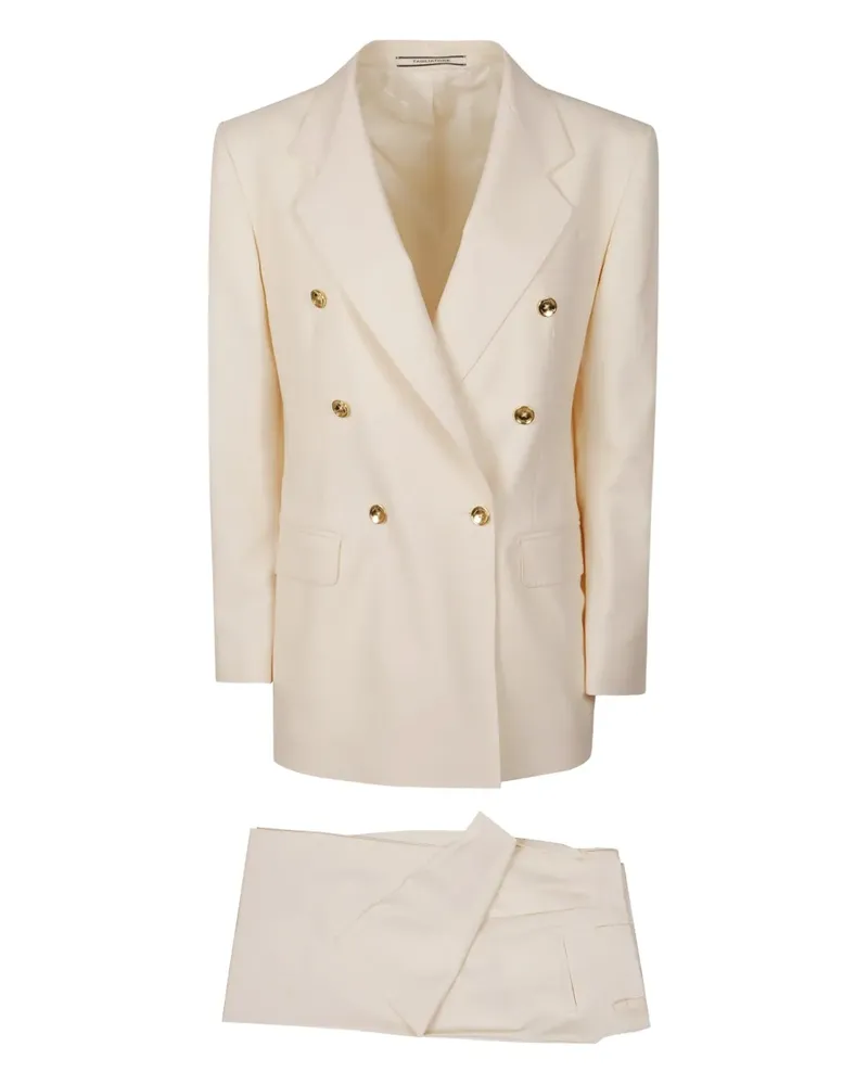 Tagliatore button double-breasted suit - Nude Nude