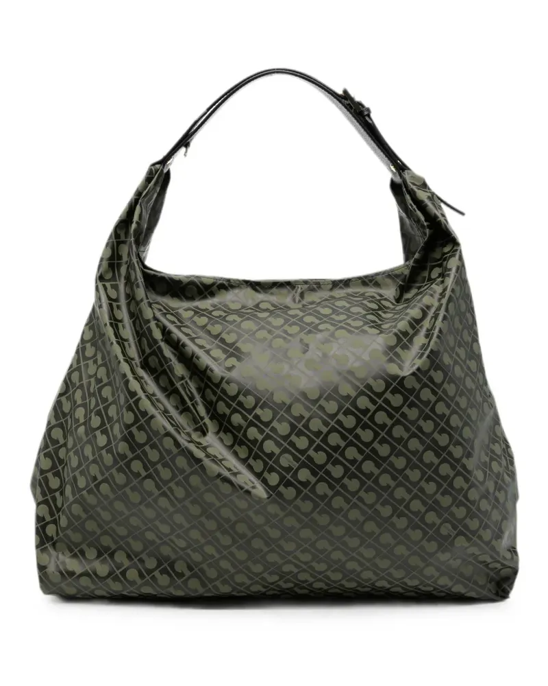 Gherardini Amazzonia monogram-print shoulder bag - Grün Grün