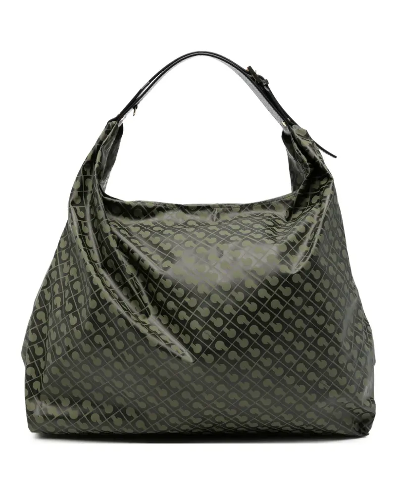 Gherardini Amazzonia monogram-print shoulder bag - Grün Grün