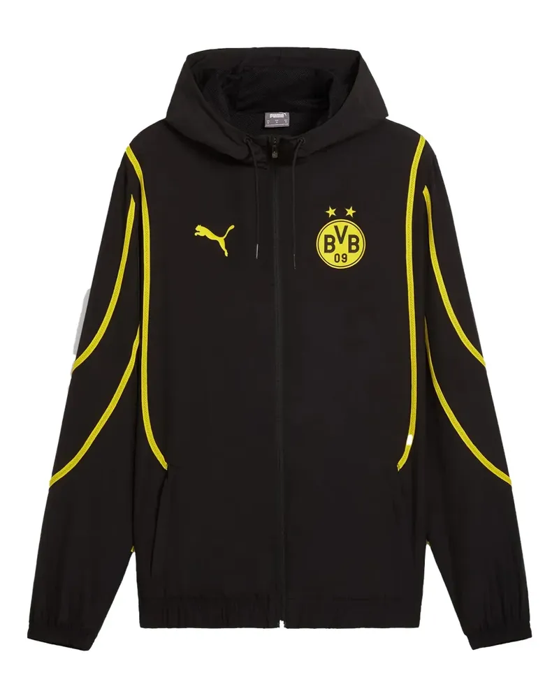 Puma Borussia Dortmund Kapuzenjacke - Schwarz Schwarz