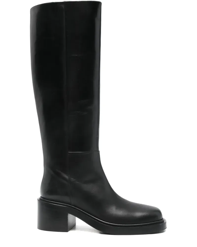 aeyde block-heel boots - Schwarz Schwarz
