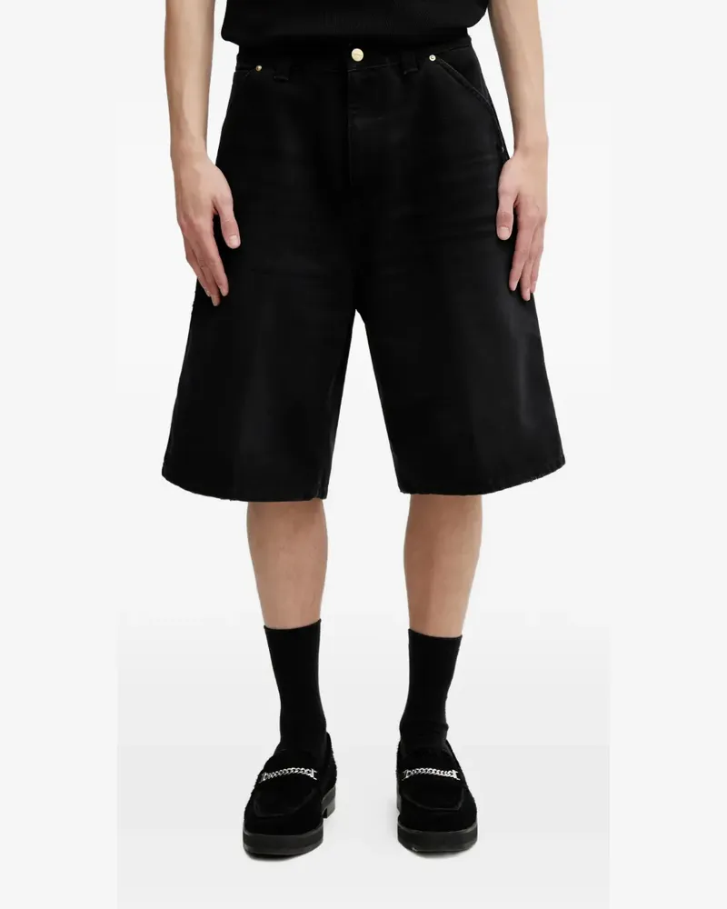Carhartt WIP OG Single Knee Cargo-Shorts mit Logo - Schwarz Schwarz