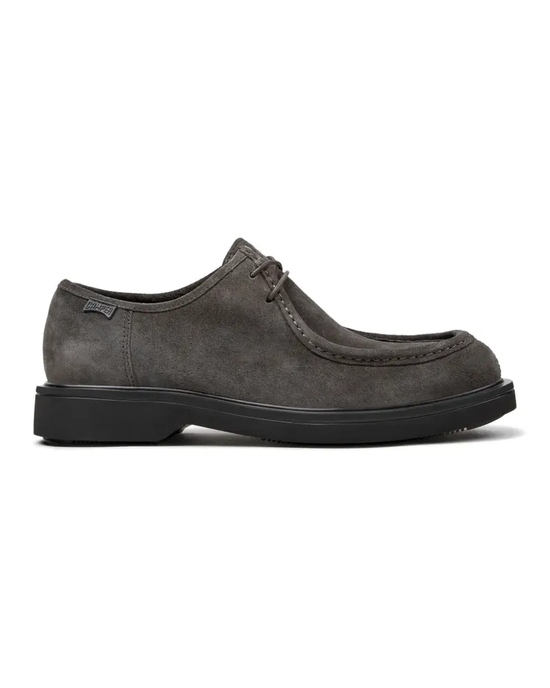 Camper Norman Schnürschuhe aus Wildleder - Grau Grau