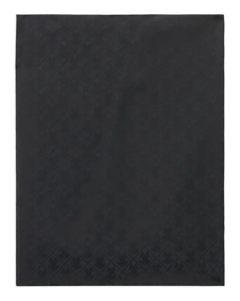 Roberto Cavalli Gemusterter Schal - Schwarz Schwarz