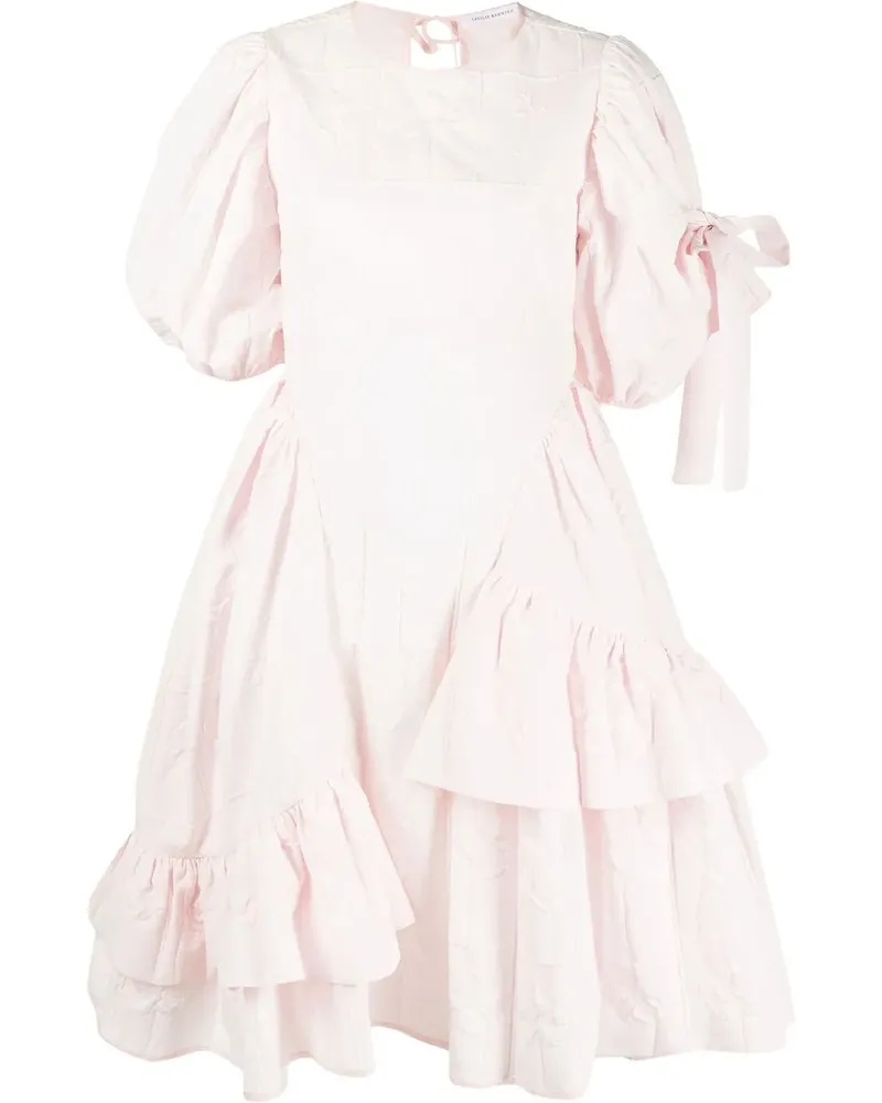 Cecilie Bahnsen Danita Midikleid - Rosa Rosa