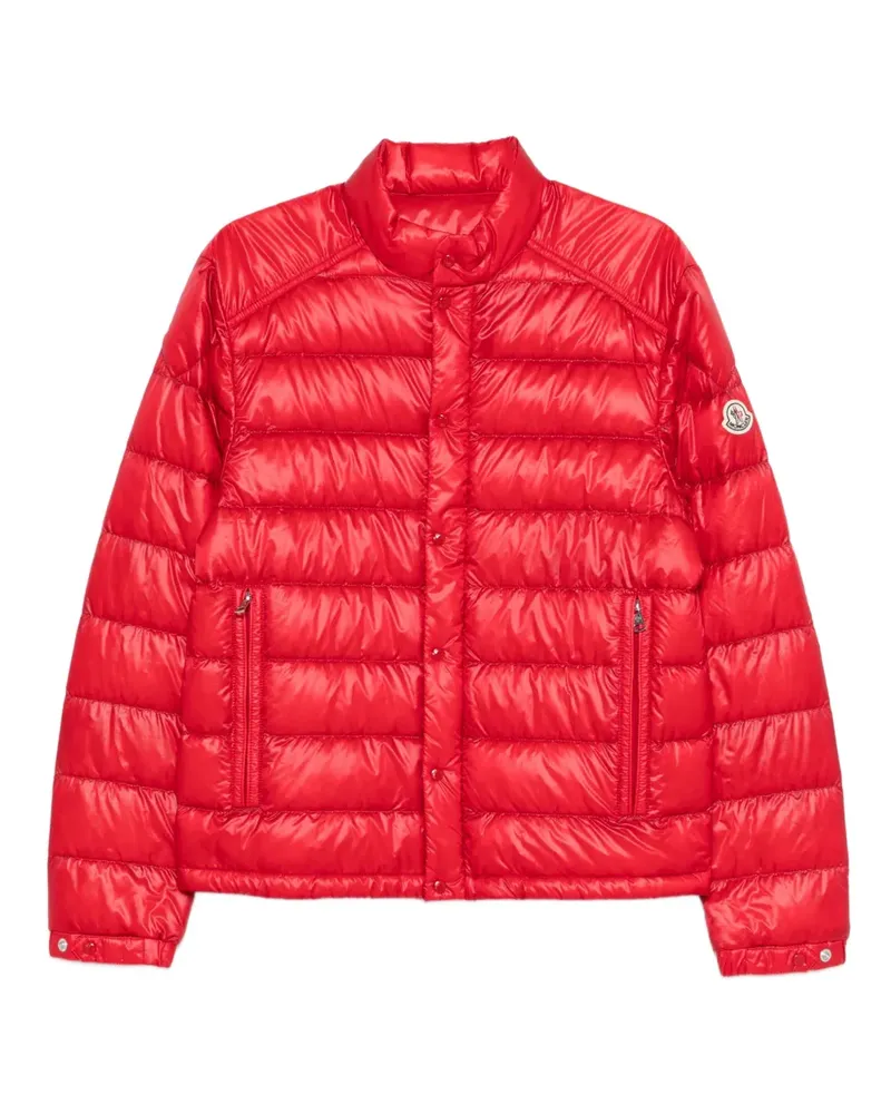 Moncler zip-pocket puffer jacket - Rot Rot