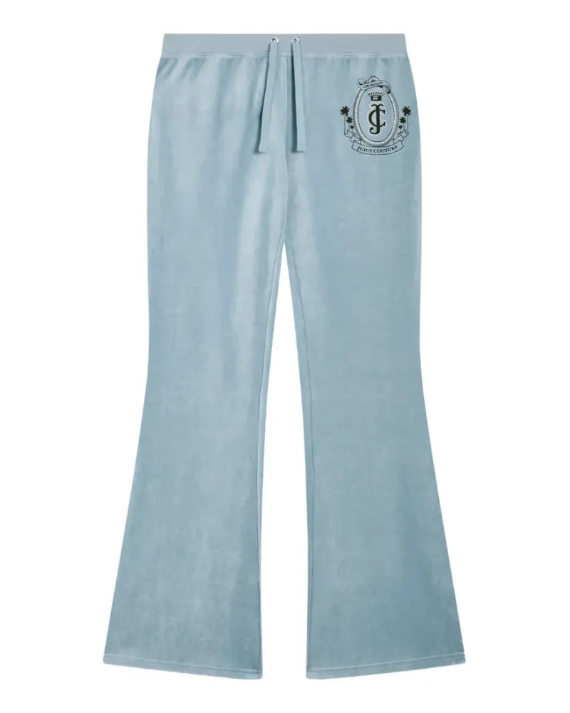 Juicy Couture Palm Crest Jogginghose aus Velours - Blau Blau