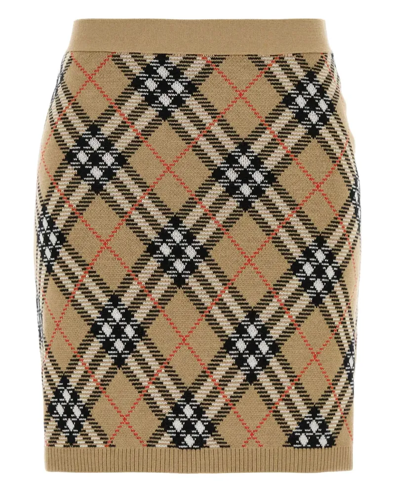 Burberry Minirock mit Stickerei - Braun Braun