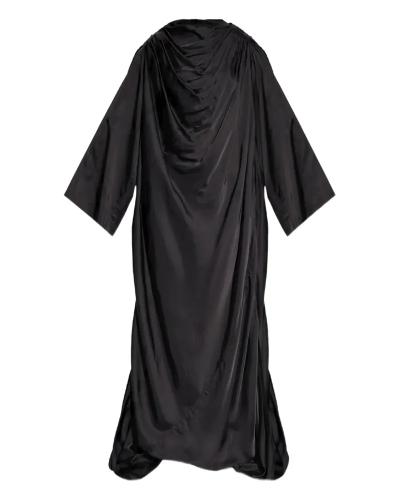 Rick Owens Claudette Kleid - Schwarz Schwarz