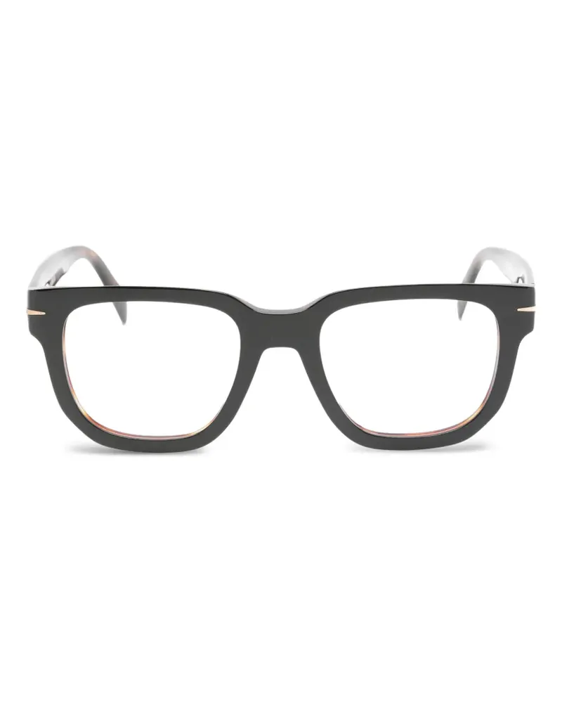 EYEWEAR by DAVID BECKHAM Brille mit eckigem Gestell - Schwarz Schwarz