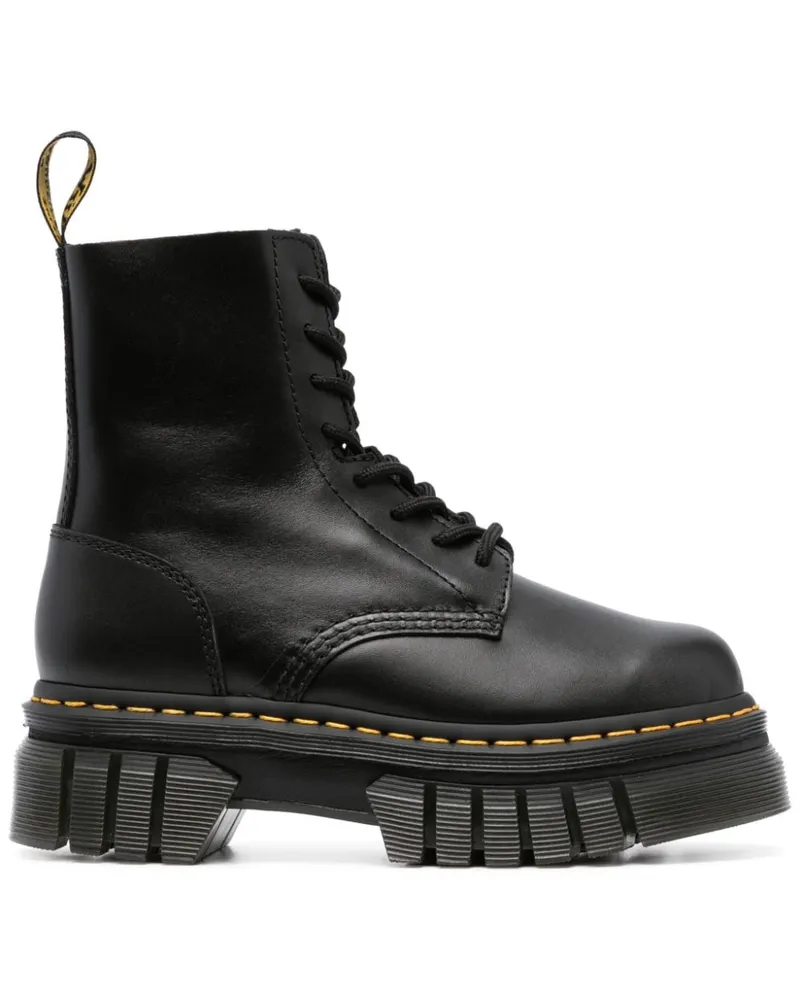 Dr.Martens Audrick 8-Eye Lux Schnürstiefel - Schwarz Schwarz