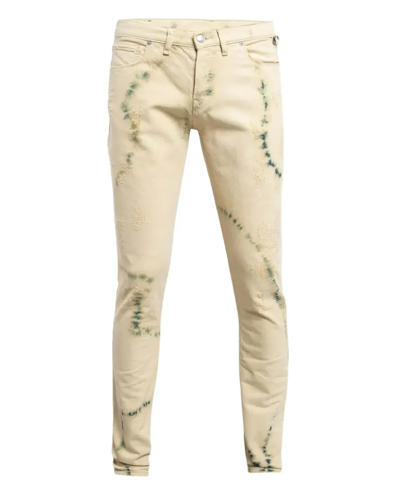 Zadig & Voltaire Skinny-Jeans mit Batikmuster - Nude Nude