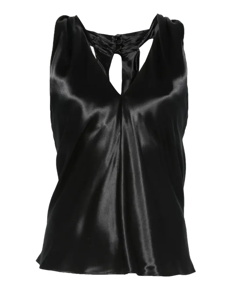 ANDAMANE Zeyne V-neck blouse - Schwarz Schwarz