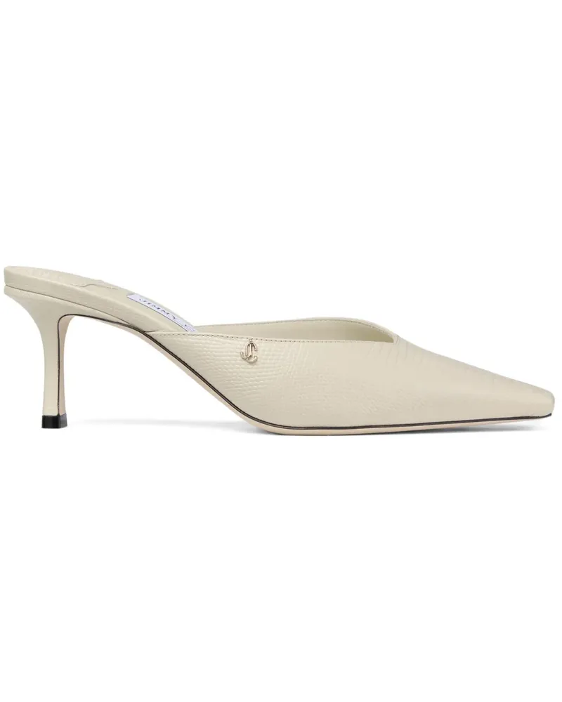 Jimmy Choo Vivi Mules 65mm - Nude Nude