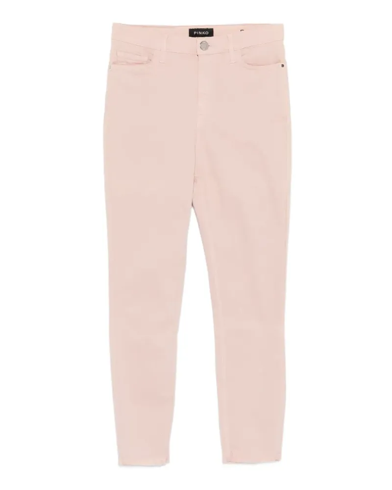 Pinko Ausgefranste Susan Skinny-Jeans - Rosa Rosa