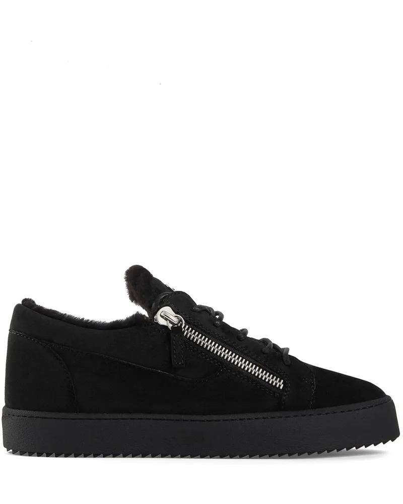 Giuseppe Zanotti Sneakers mit Reißverschlüssen - Schwarz Schwarz