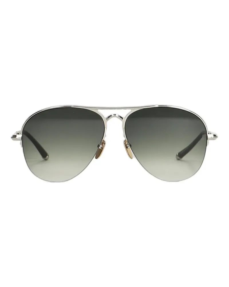 Jacques Marie Mage Amelia gradient-lens pilot sunglasses - Silber Silber
