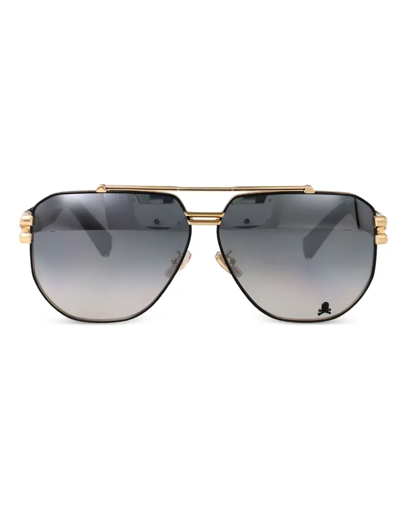 Philipp Plein Icon Sonnenbrille - Schwarz Schwarz