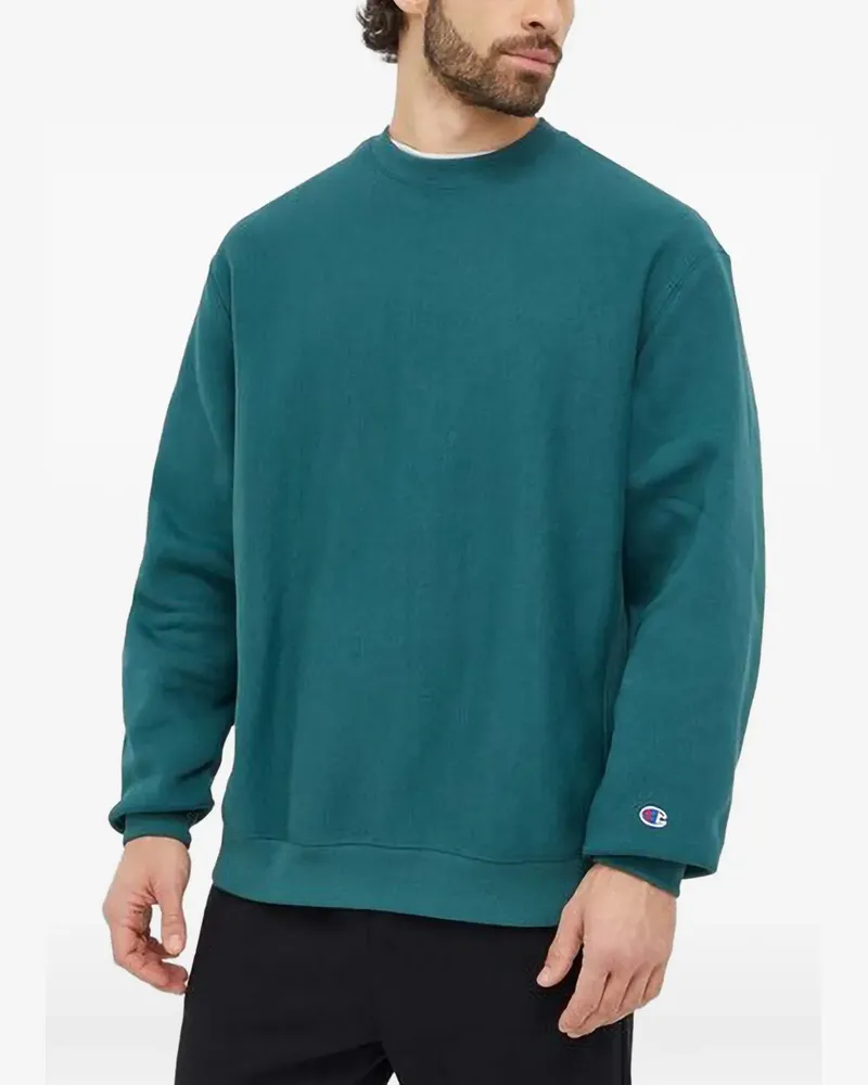 Champion logo-patch sweatshirt - Grün Grün