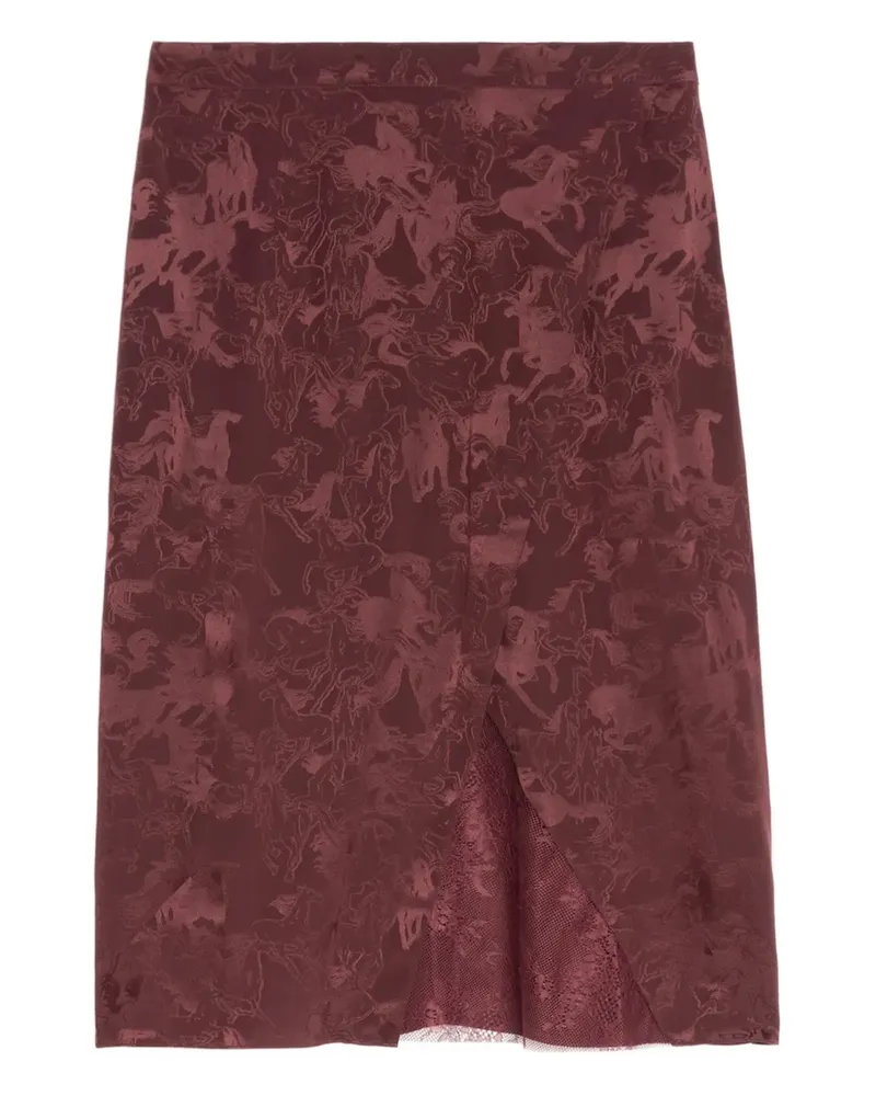 Zadig & Voltaire Rock mit Blumenspitze - Rot Rot