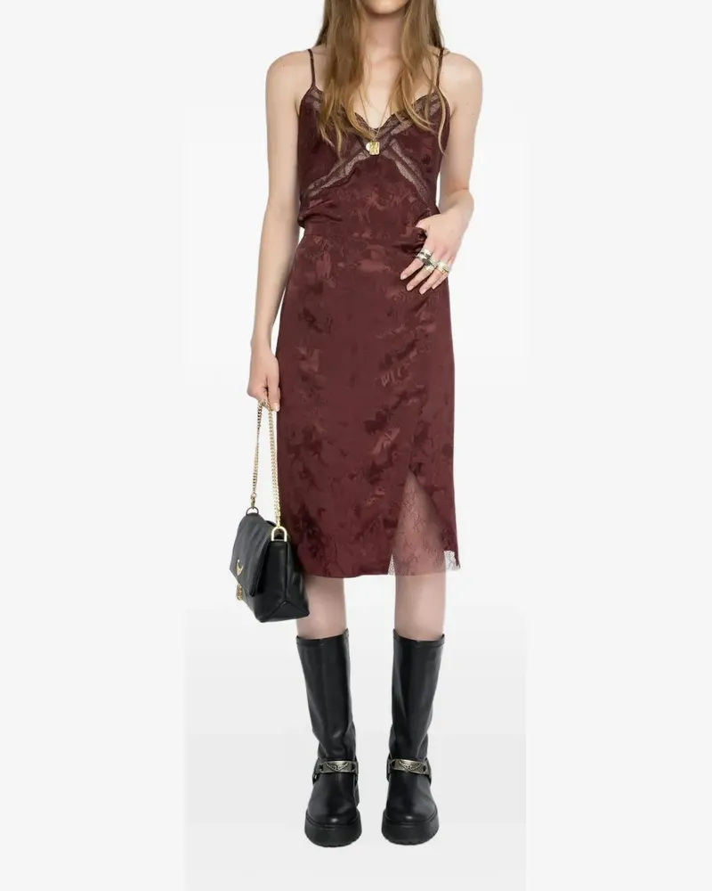 Zadig & Voltaire Rock mit Blumenspitze - Rot Rot