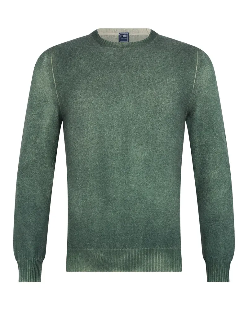 Fedeli crew-neck cashmere sweater - Grün Grün