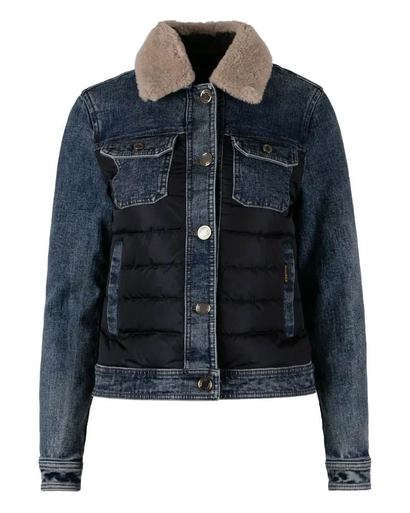 MOORER Petunia Jeansjacke - Blau Blau