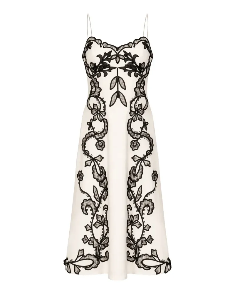 Ulla Johnson Miray Cami embroidered midi dress - Weiß Weiß