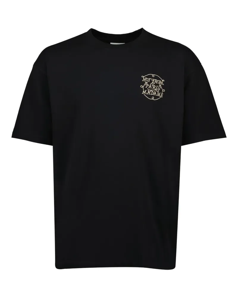 Drôle de Monsieur Vignes T-Shirt - Schwarz Schwarz
