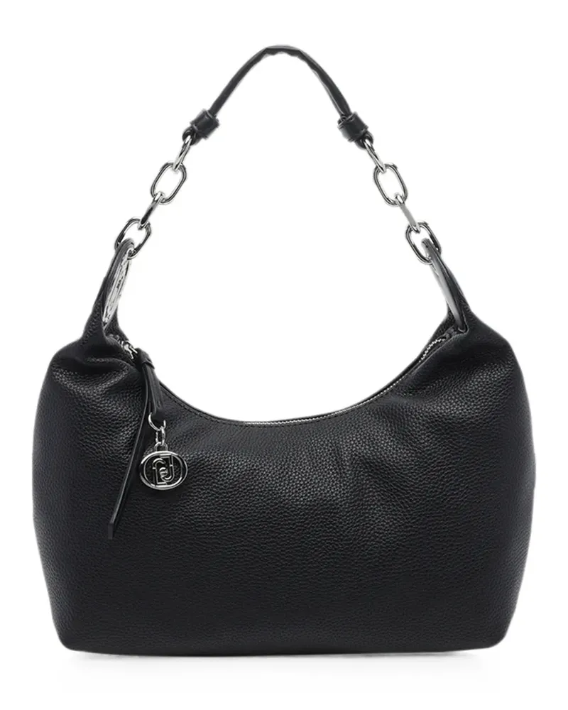 Liu Jo logo-plaque chain-link tote bag - Schwarz Schwarz