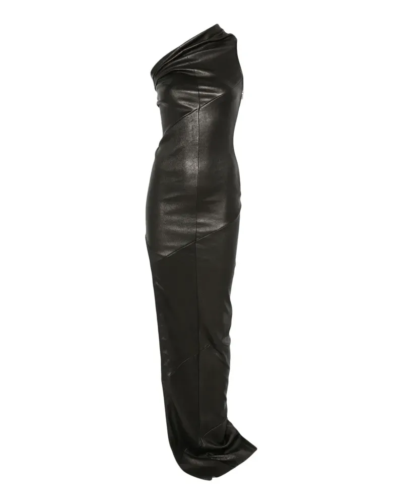 Rick Owens Athena one-shoulder maxi dress - Schwarz Schwarz