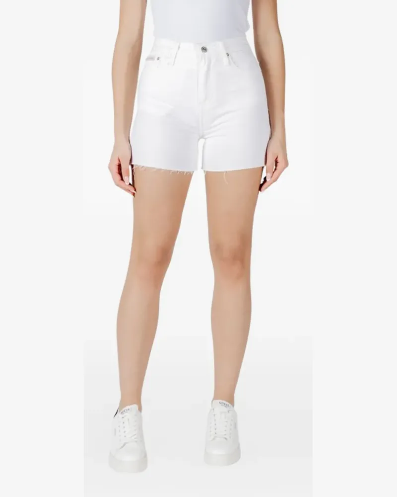 Calvin Klein cotton mini shorts - Weiß Weiß