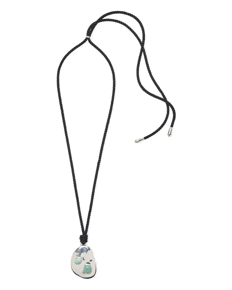 Lizzie Fortunato Lulu Halskette mit Anhänger - Schwarz Schwarz