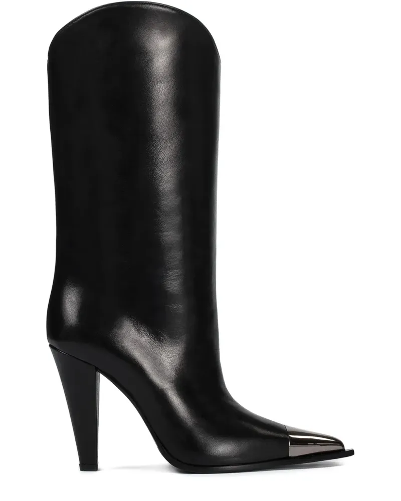 Le Silla Stiefel mit metallischer Kappe - Schwarz Schwarz