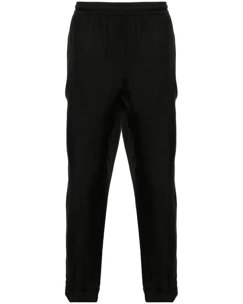 Neil Barrett Tapered-Hose mit Bügelfalten - Schwarz Schwarz