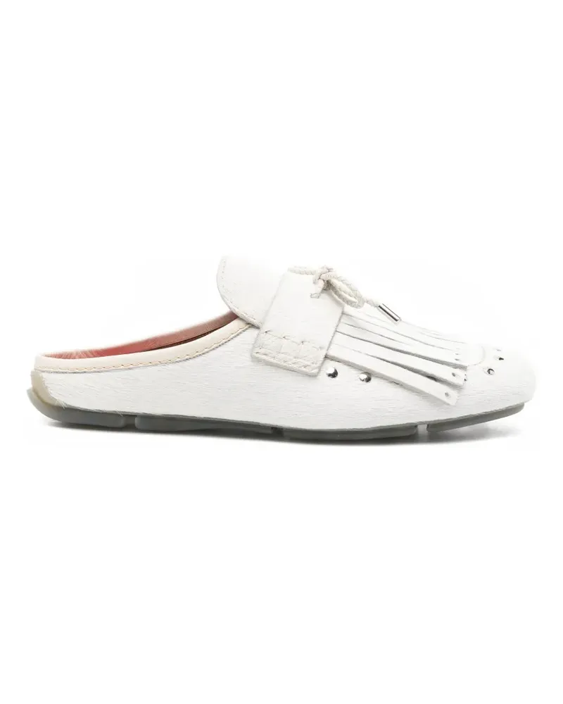 Wales Bonner Montego Mules mit Fransen - Nude Nude