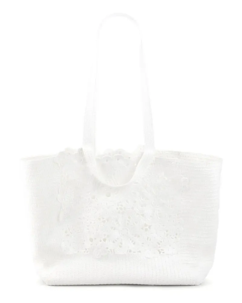 Sandro Gehäkelter Shopper - Weiß Weiß