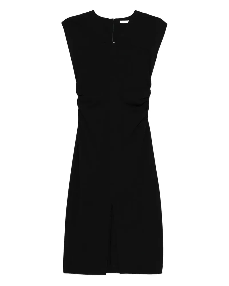 Patrizia Pepe Ärmelloses Midikleid - Schwarz Schwarz
