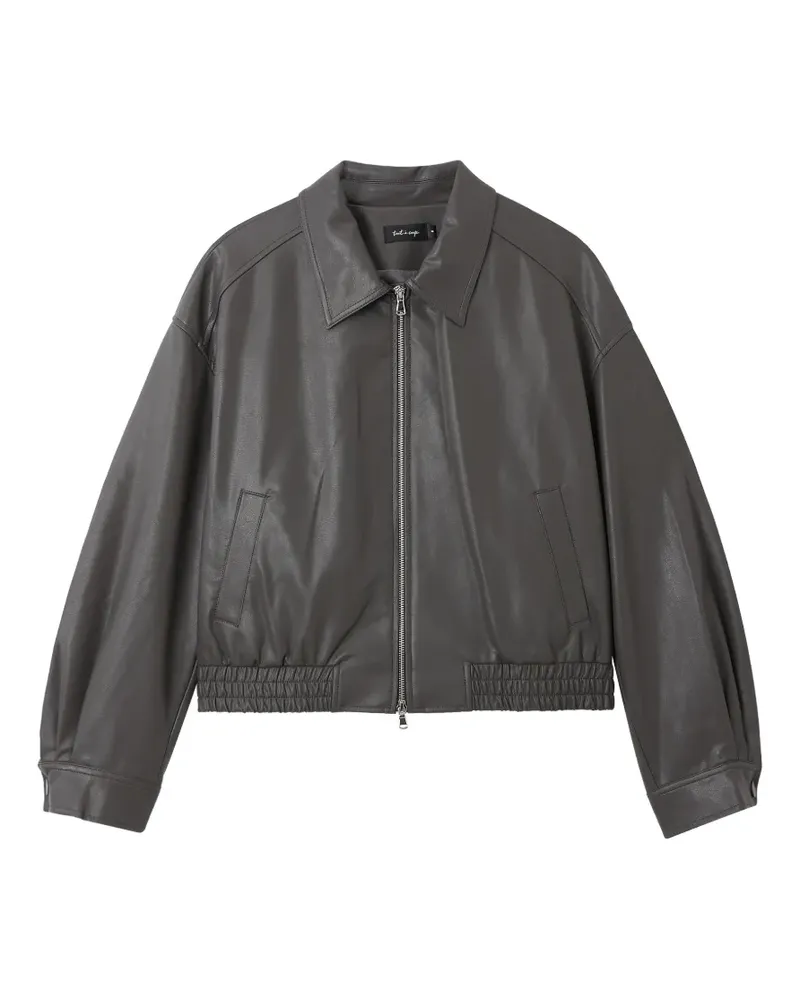 Tout a Coup Bomberjacke mit Kragen - Grau Grau