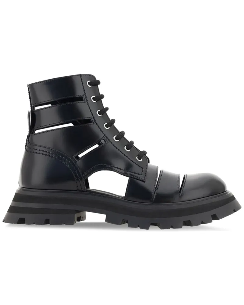 Alexander McQueen Wander Stiefel - Schwarz Schwarz