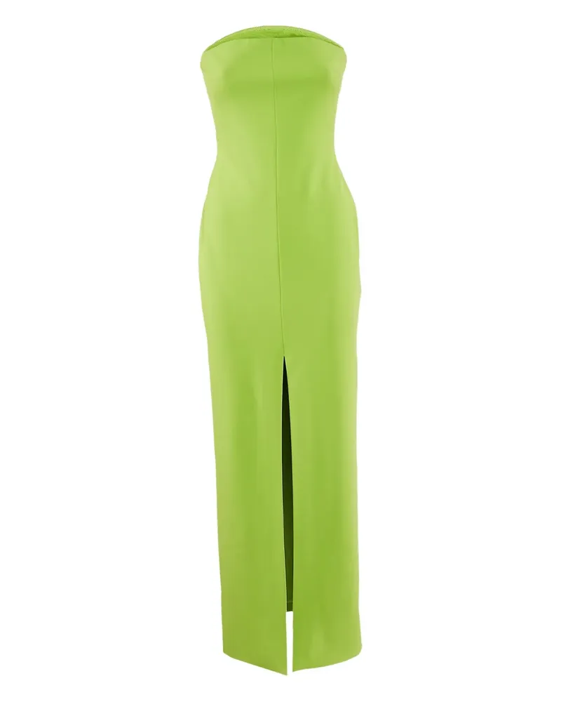 Solace London Strukturiertes Krepp-Maxikleid - Grün Grün