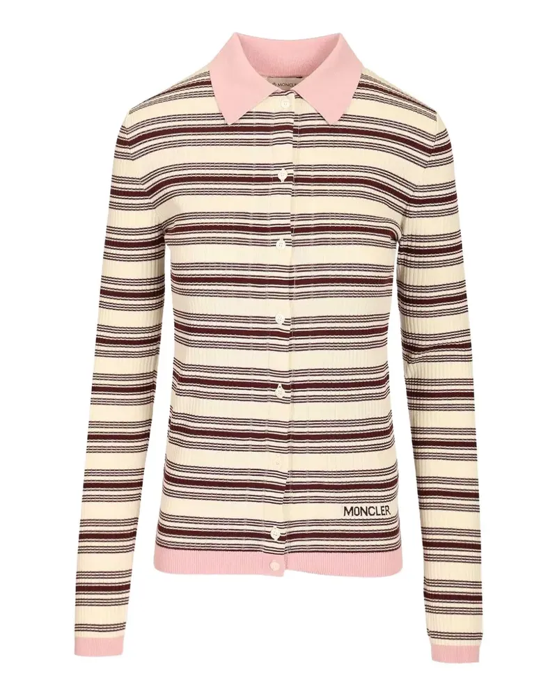 Moncler striped shirt - Nude Nude