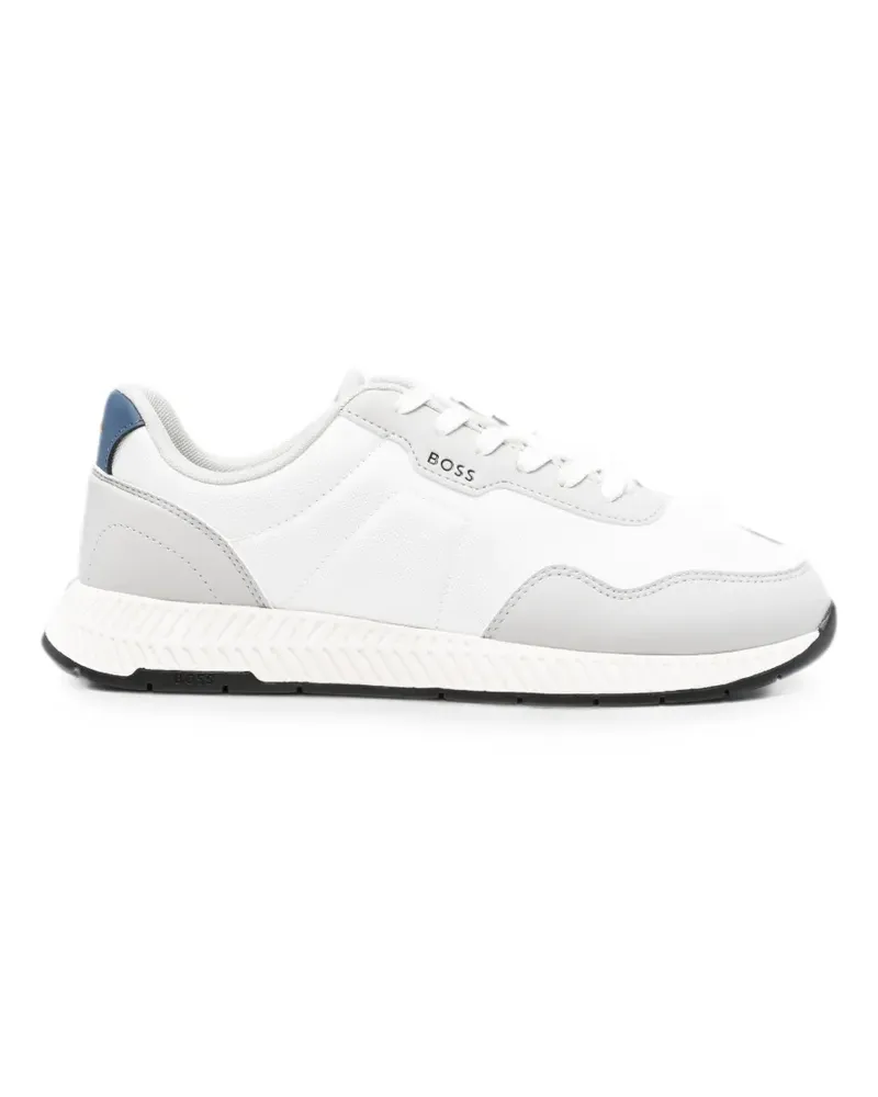 HUGO BOSS logo-print sneakers - Weiß Weiß
