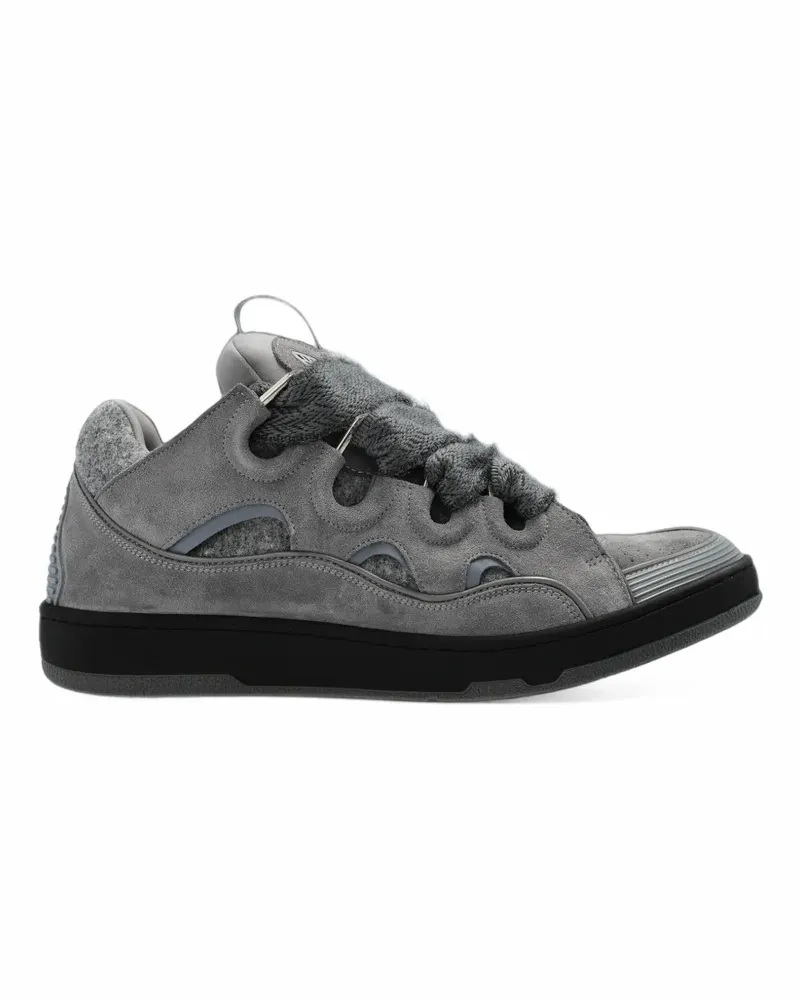 Lanvin Curb Sneakers aus Filz - Grau Grau
