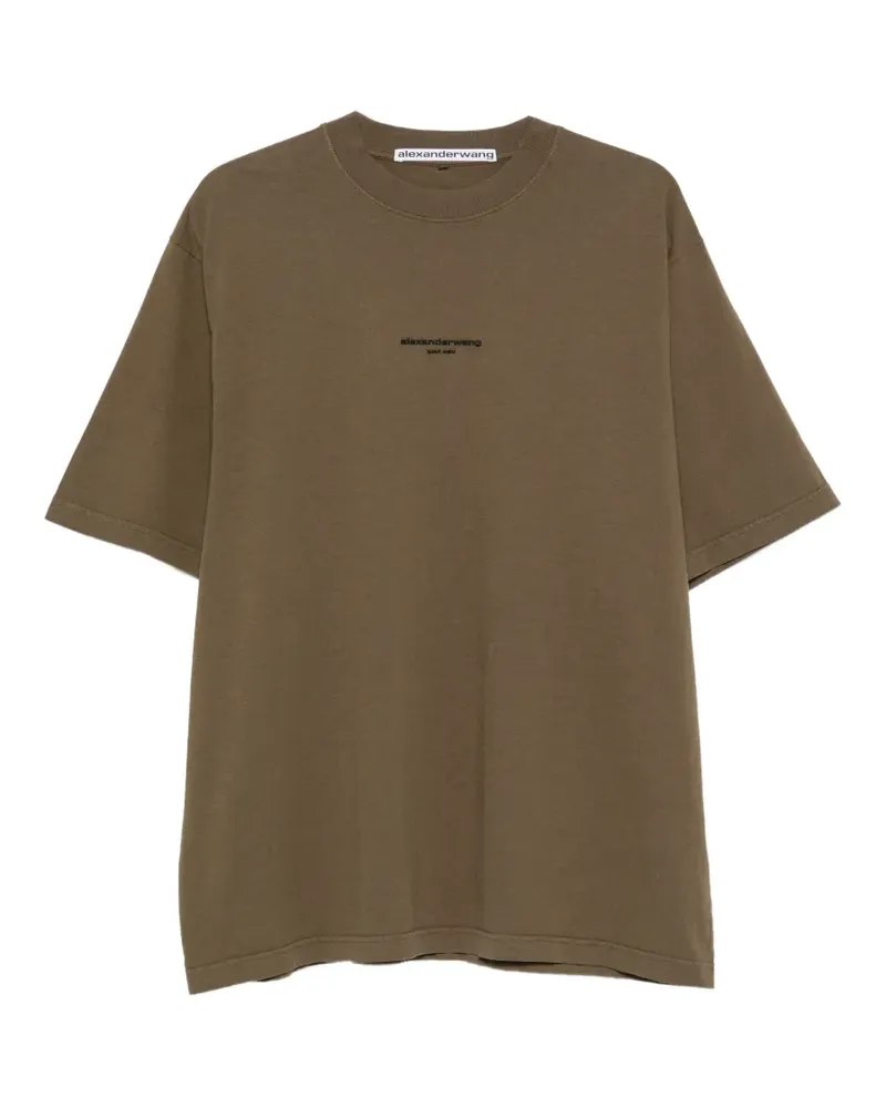 Alexander Wang T-Shirt im Oversized-Look - Grün Grün