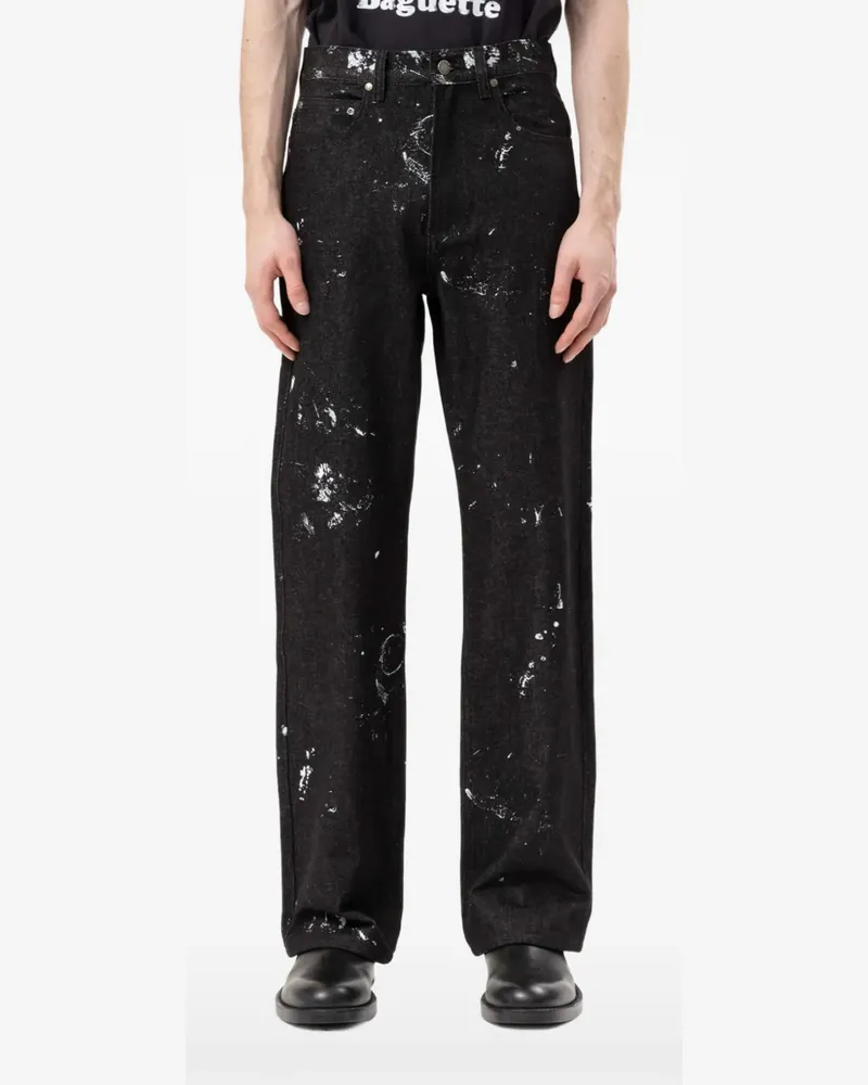 DOMREBEL Jerk Jeans - Schwarz Schwarz