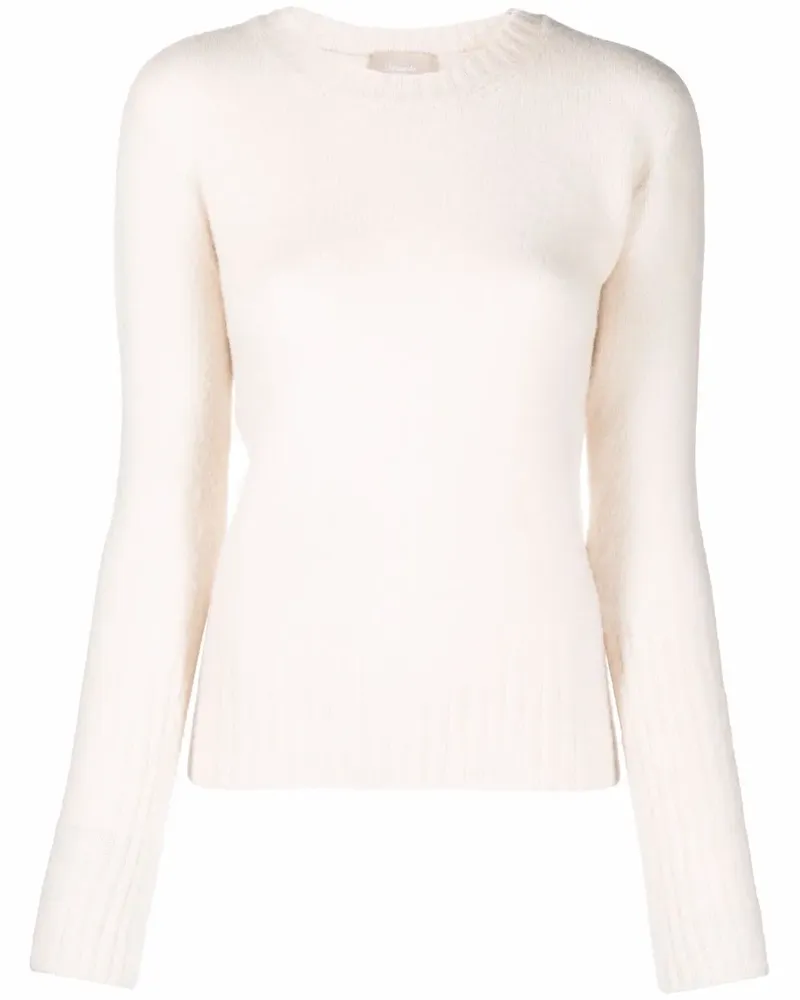 Drumohr  Pullover mit Rundhalsausschnitt - Nude Nude