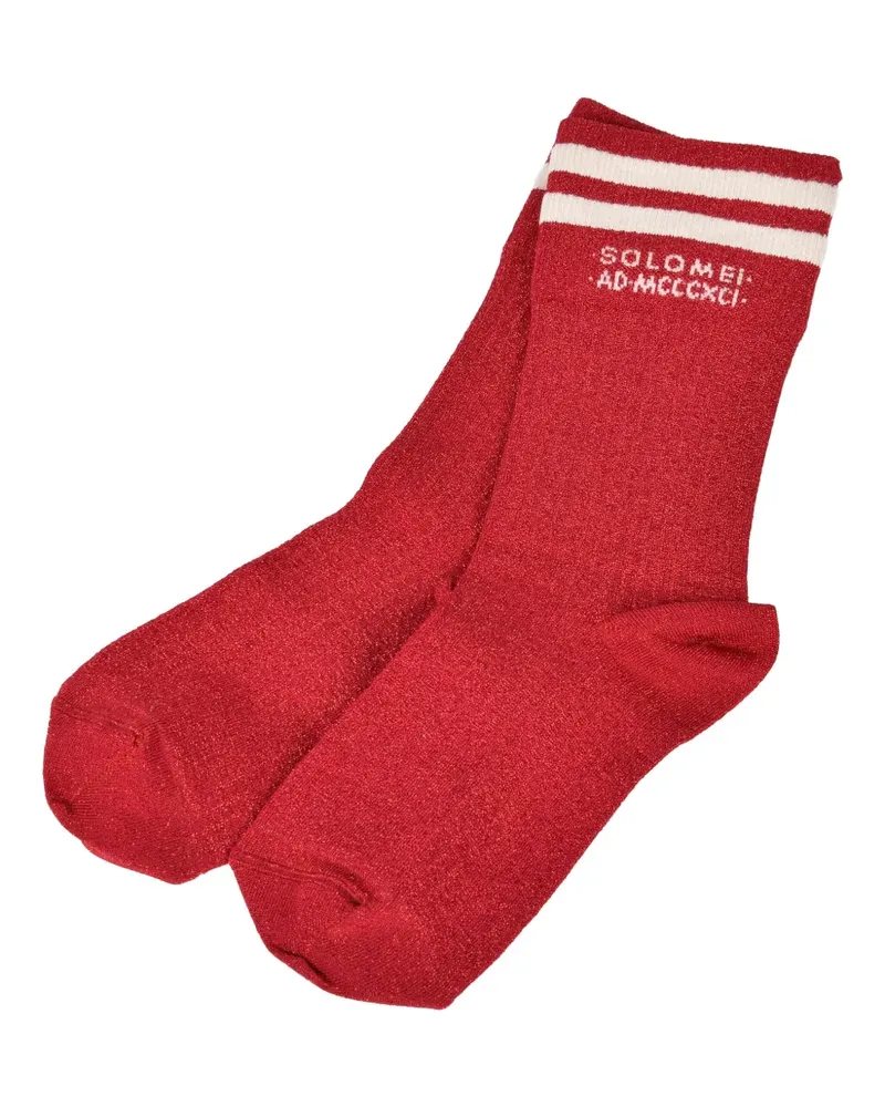 Brunello Cucinelli Socken mit Glitter - Rot Rot