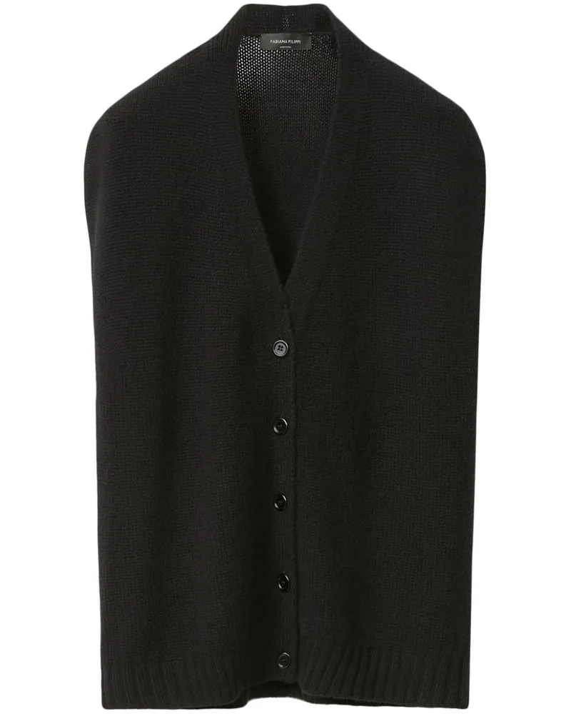 Fabiana Filippi Cardigan aus Kaschmir - Schwarz Schwarz