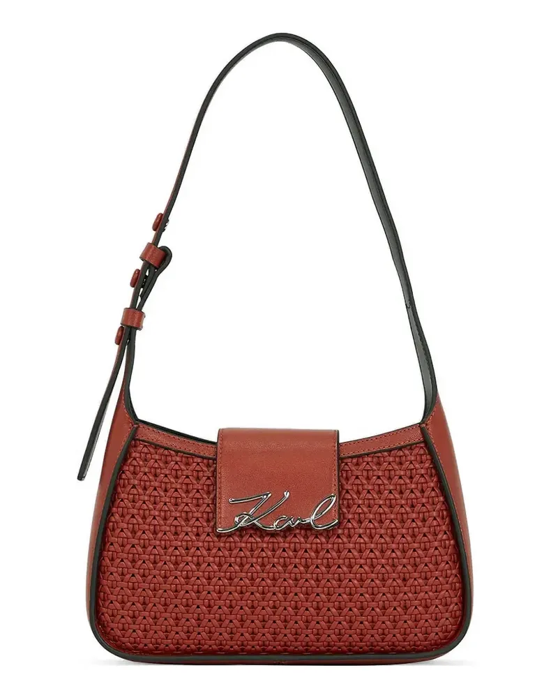 Karl Lagerfeld Gewebter Shopper - Rot Rot